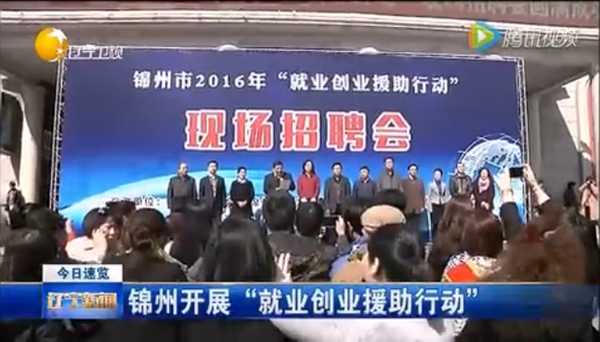 辽宁卫视报道我市招聘会